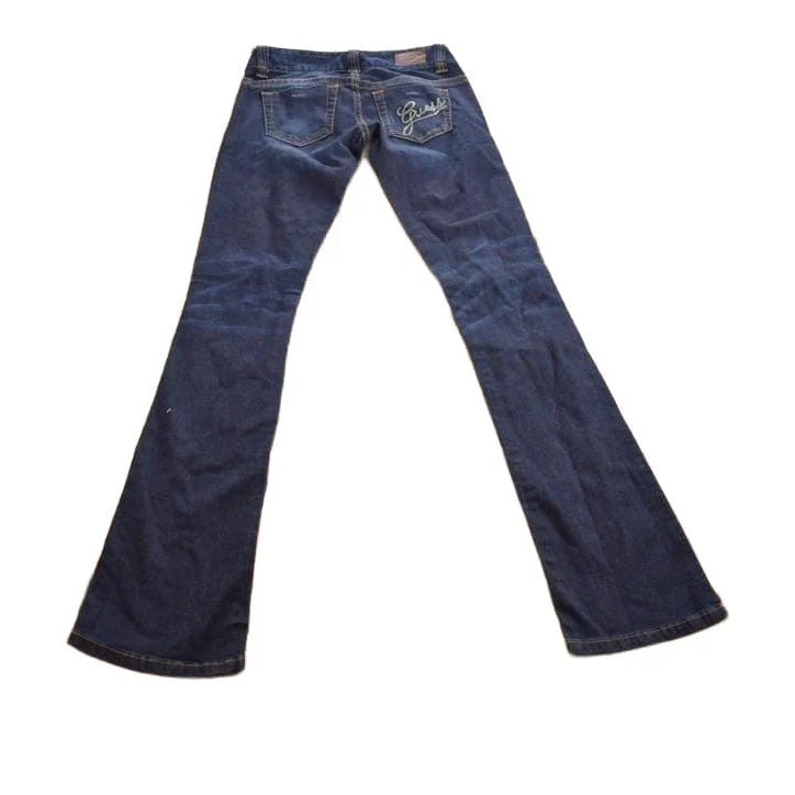 Vintage Y2K Guess Jeans Daredevil Boot Cut Low Rise Jeans Women's 24 x 32 - Image 2