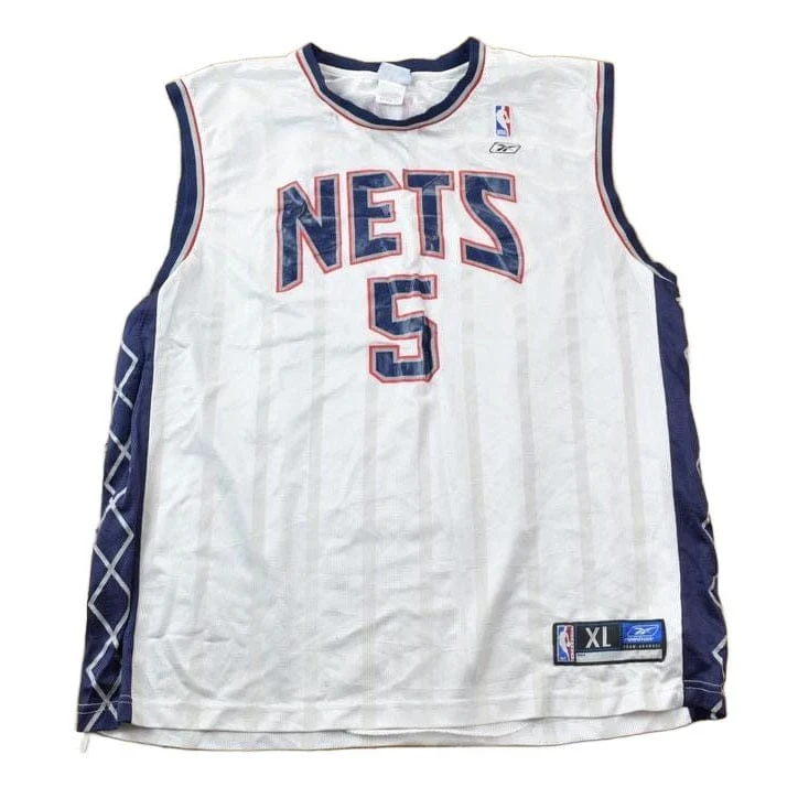 Vintage Y2K Jason Kidd NEw Jersey Nets #5 NBA Basketball Jersey Size XL