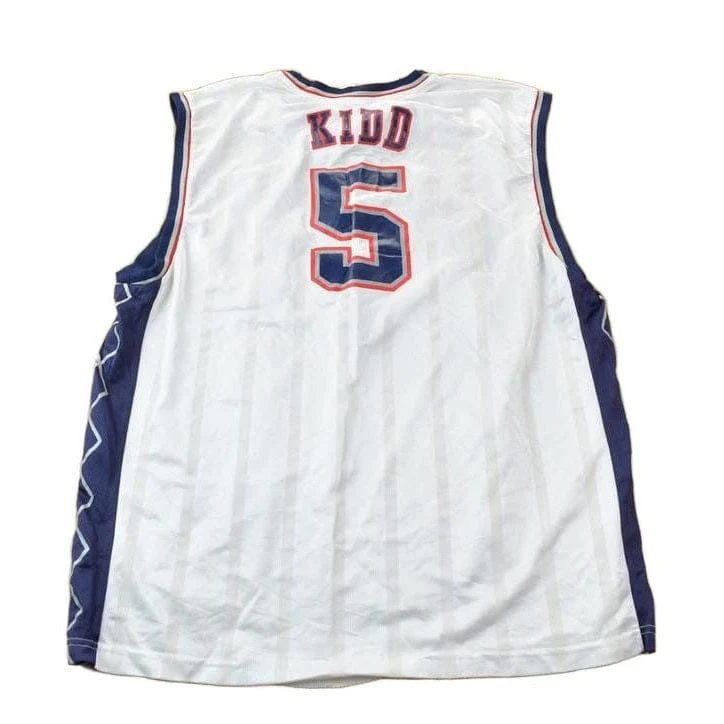 Vintage Y2K Jason Kidd NEw Jersey Nets #5 NBA Basketball Jersey Size XL - Image 2
