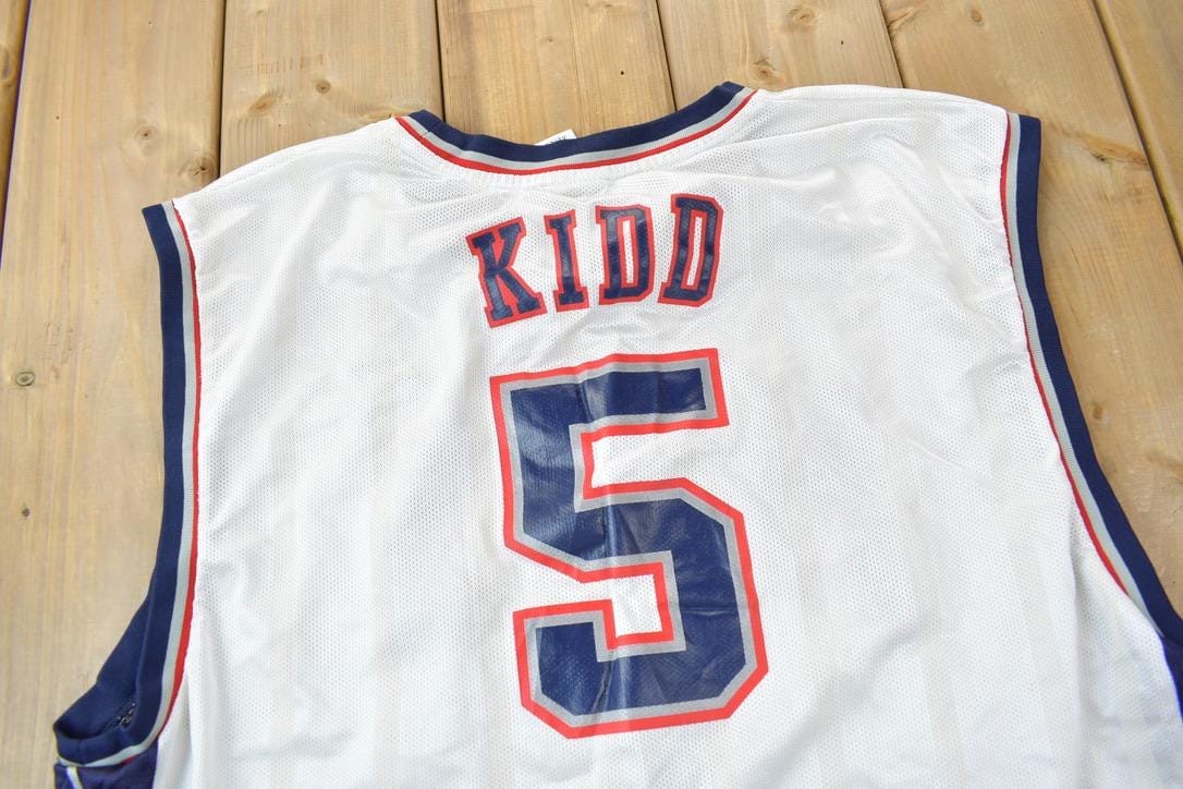 Vintage Y2K Jason Kidd NEw Jersey Nets #5 NBA Basketball Jersey Size XL - Image 4