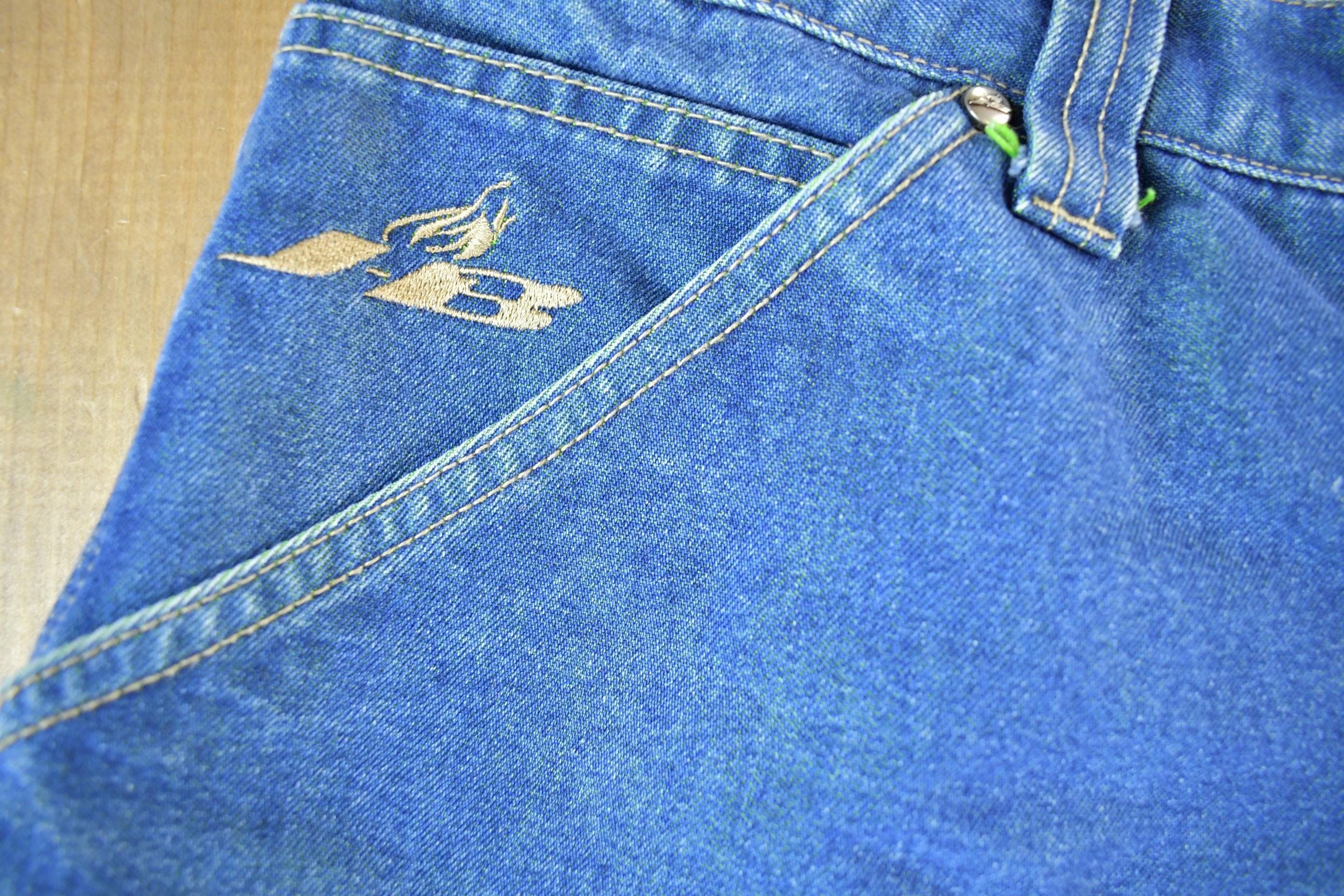 Vintage Y2K Johnny Blazer Denim Carpenter Shorts Men's XL 40 - Image 5