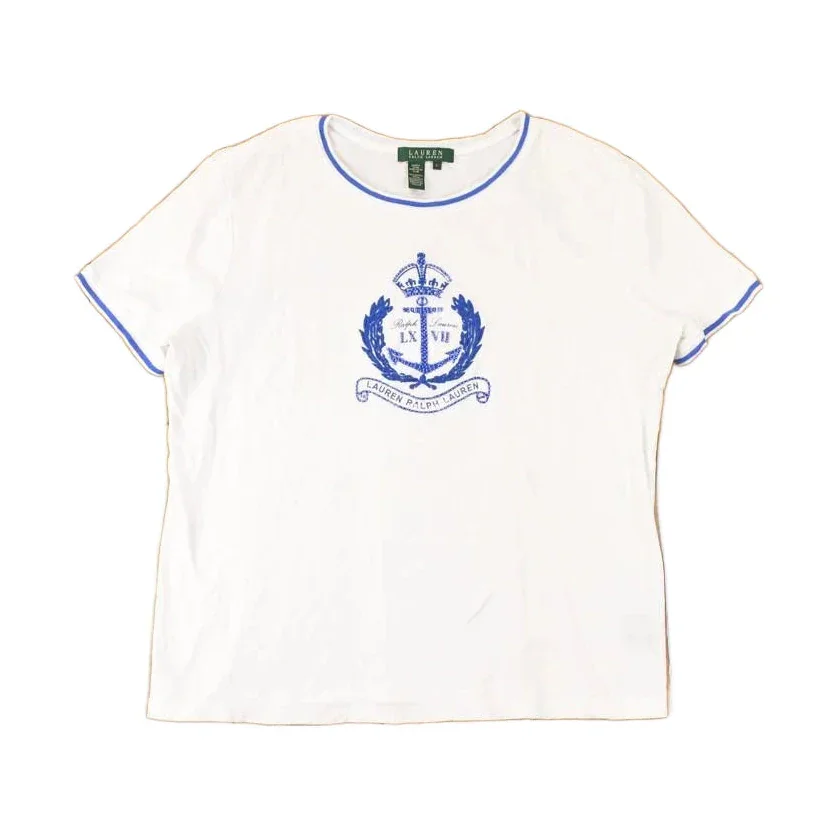 Vintage Y2K Lauren Ralph Lauren Souvenir Yachting T-Shirt Women's M