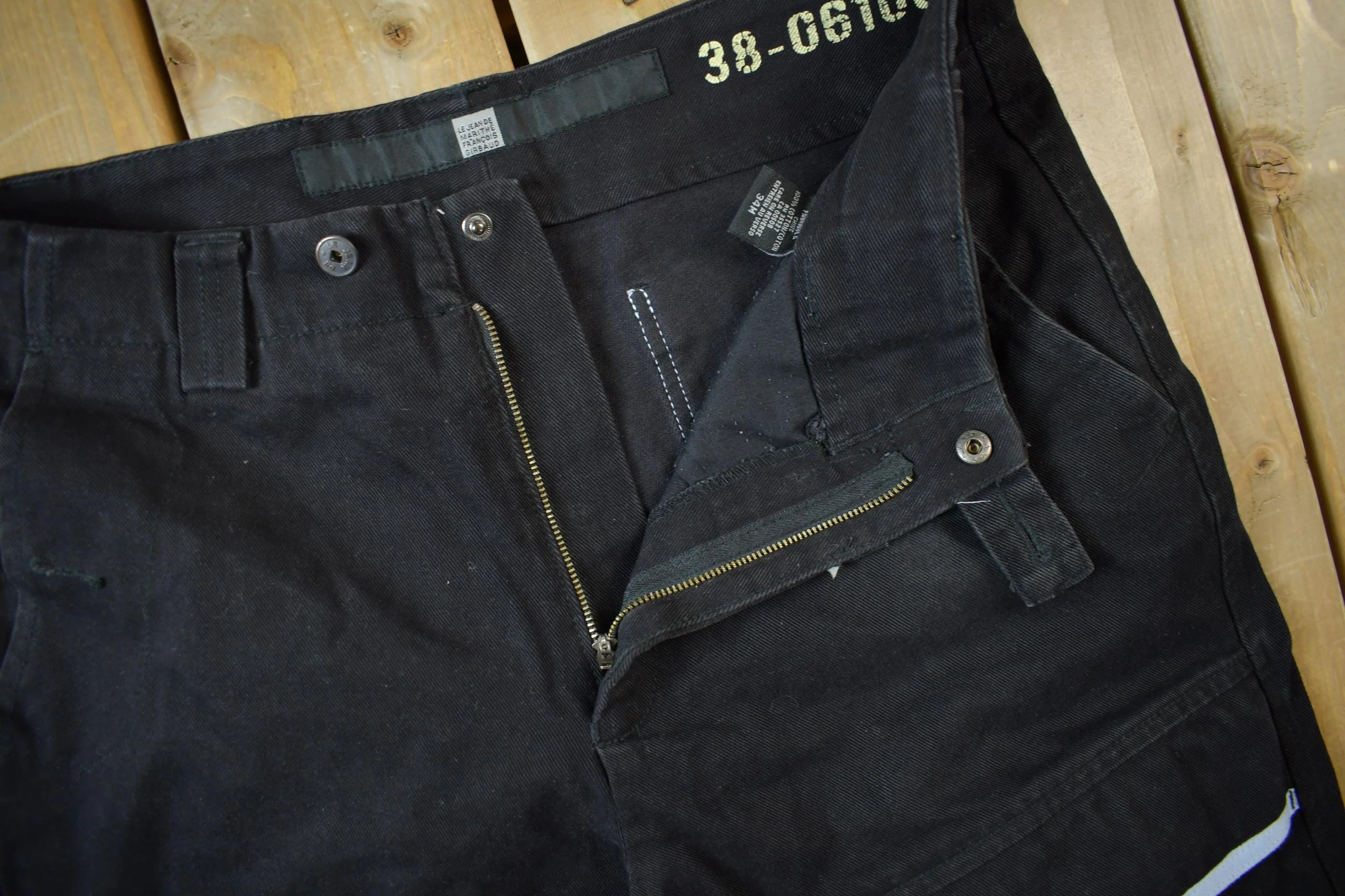 Vintage Y2K Marithe Francois Giraud MFG Denim Jeans Men's 34 - Image 7
