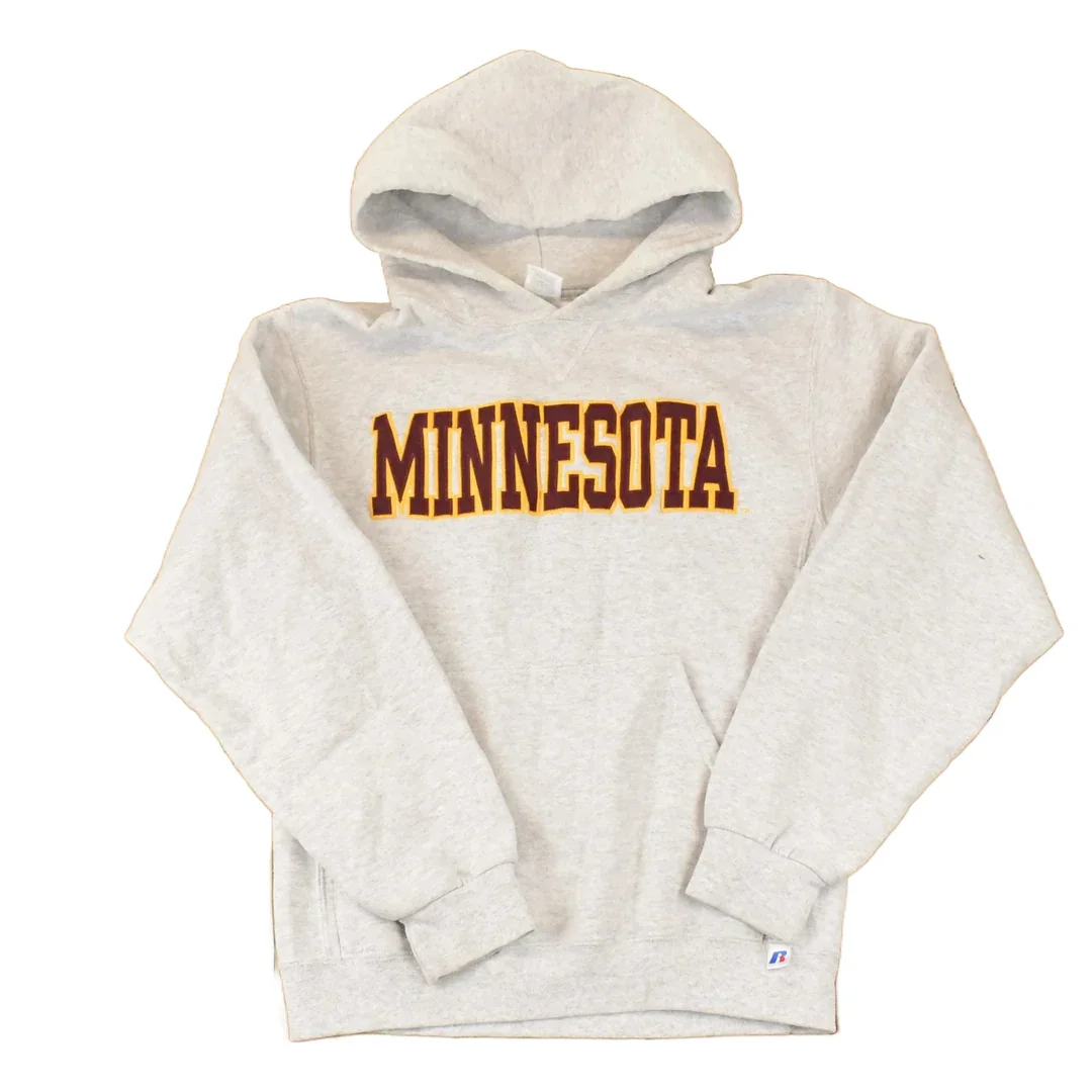 Vintage Y2K Minnesota Embroidered University Hoodie Sweater Mens S