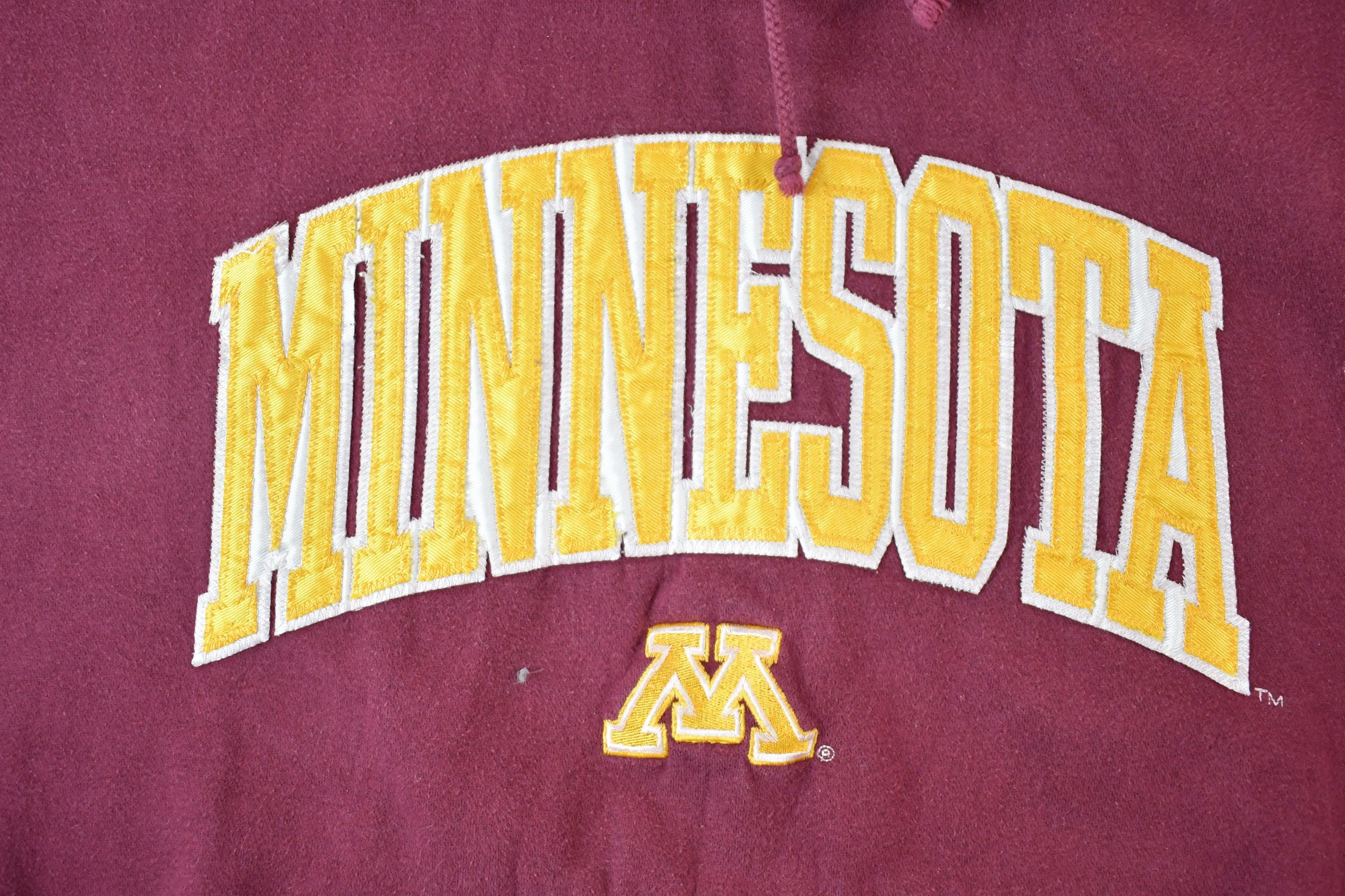 Vintage Y2K Minnesota University Collegiate Hoodie Men's XL - Image 4