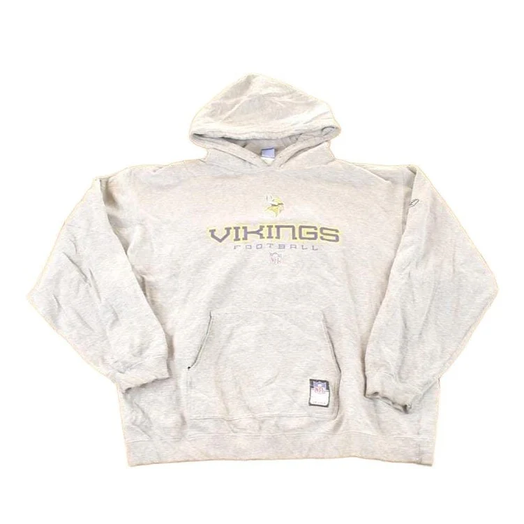 Vintage Y2K Minnesota Vikings Reebok NFL Hoodie Sweatshirt Men's XXL