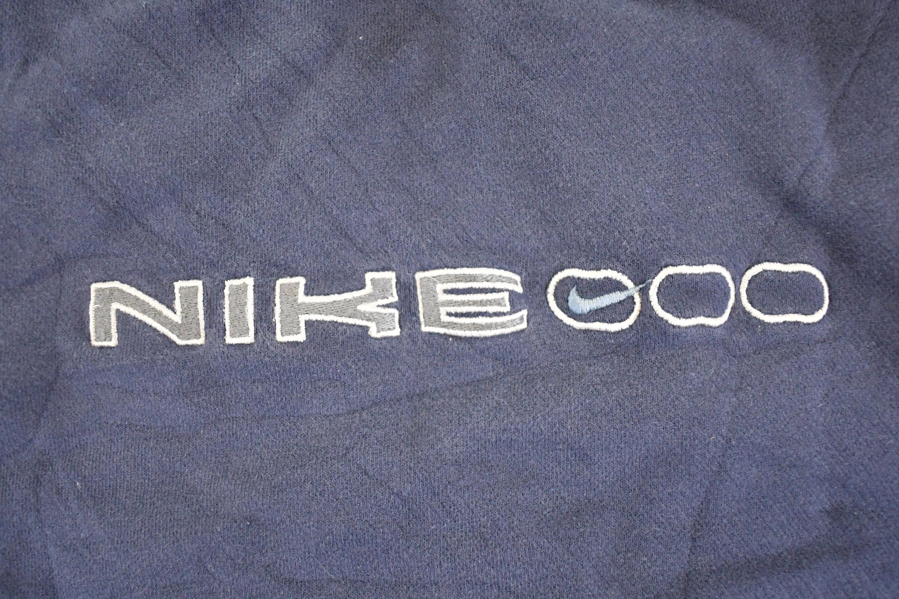 Vintage Y2K Nike Crewneck Sweatshirt, Swoosh Logo, Made in USA, XXL - Image 3