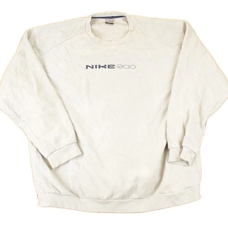 Vintage Y2K Nike Embroidered Mini Swoosh Sweatshirt Men's XL