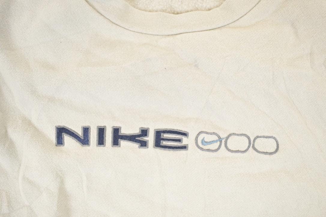 Vintage Y2K Nike Embroidered Mini Swoosh Sweatshirt Men's XL - Image 3