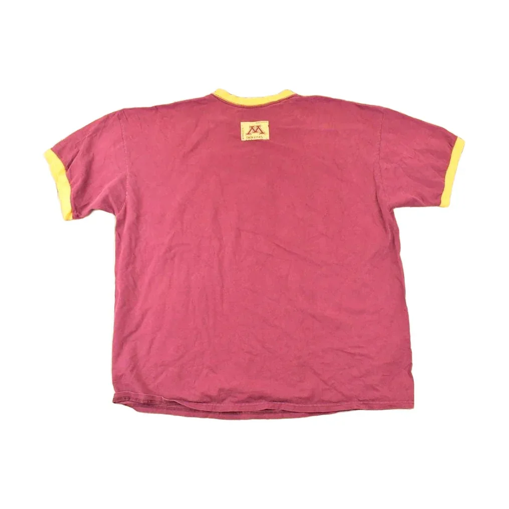 Vintage Y2K Nike Minnesota Golden Gophers Collegiate T-Shirt Men's XXL - Image 2