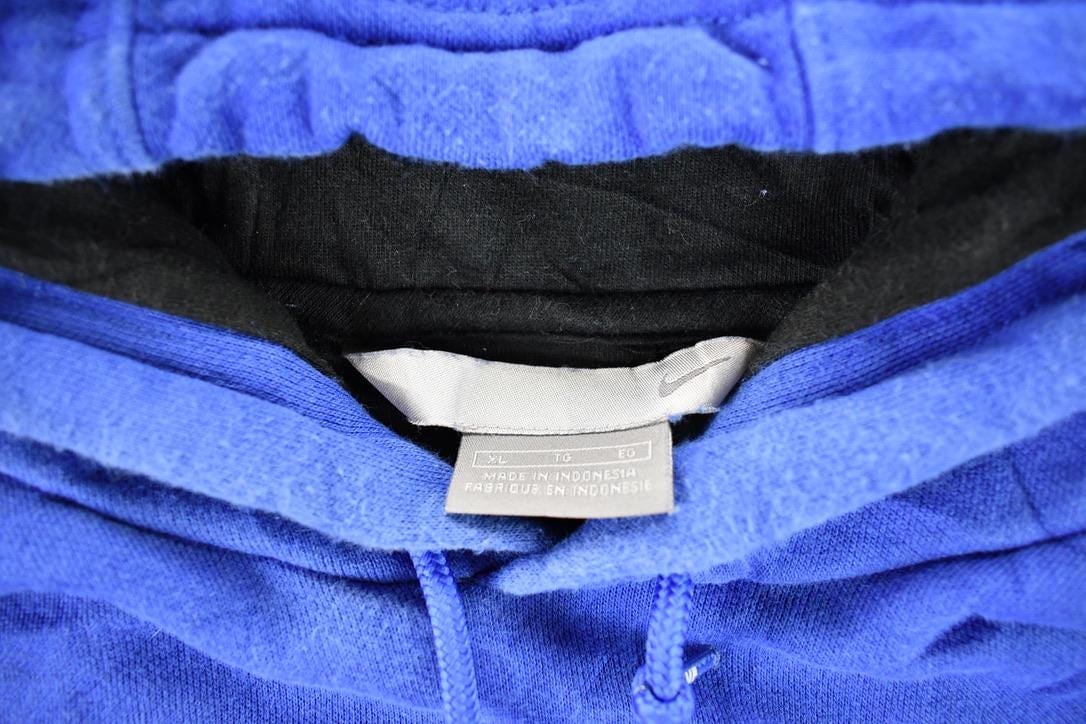 Vintage Y2K Nike Text Logo Hoodie Sweatshirt Men's XL - Image 5