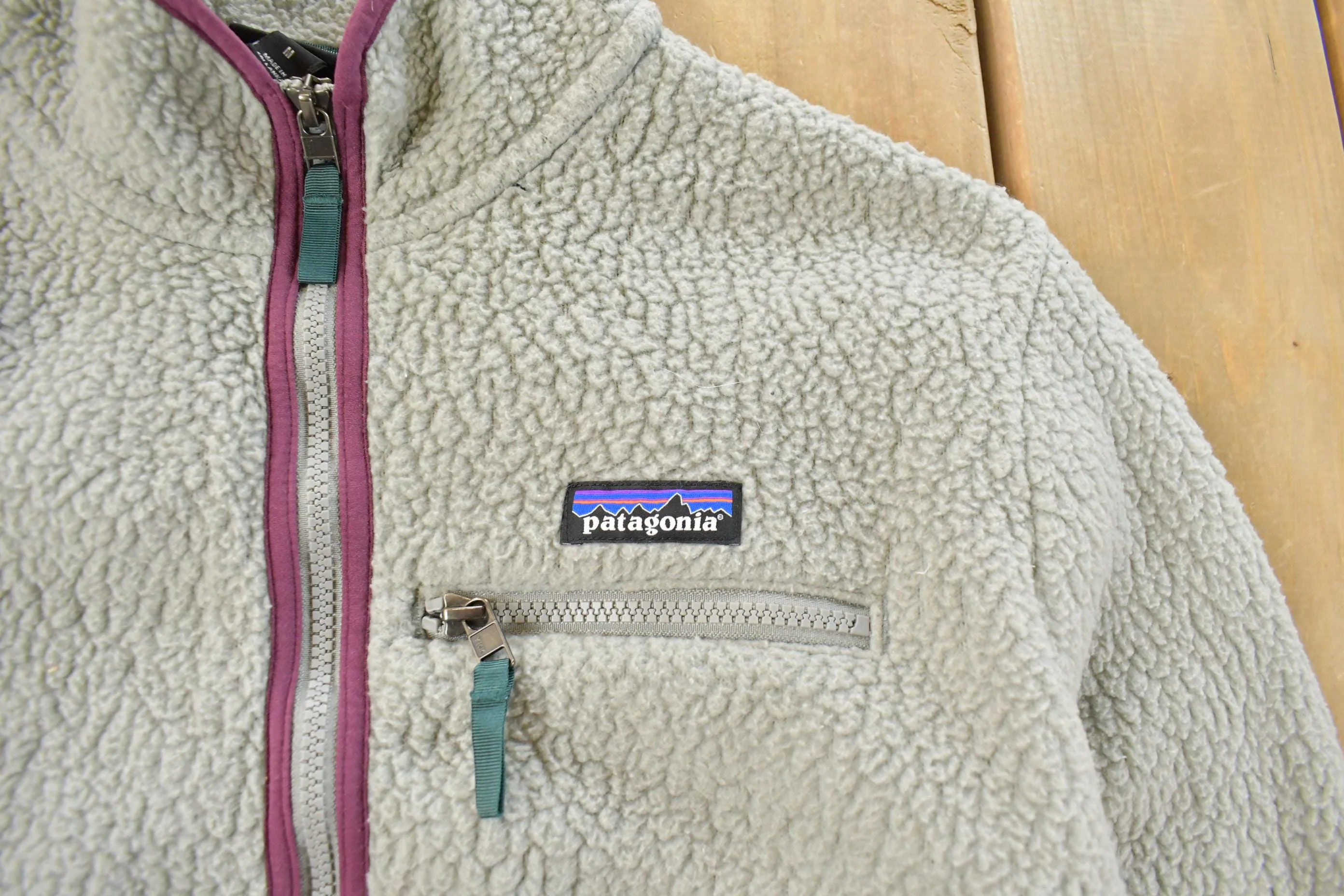Vintage Y2K Patagonia Deep Pile Half Zip Fleece Sweater Women's Medium - Image 3