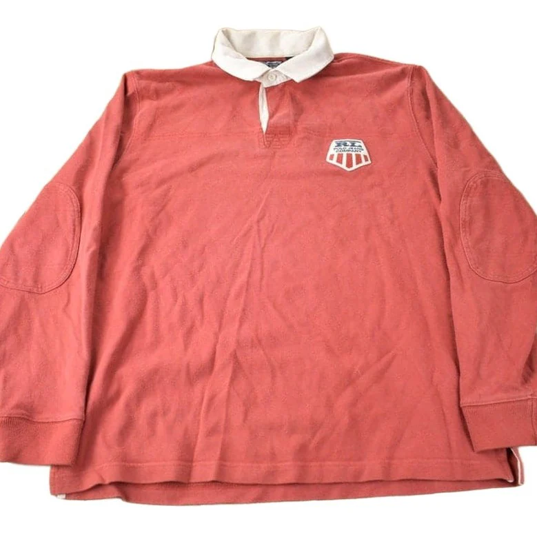 Vintage Y2K Polo Jeans Company Ralph Lauren Embroidered Rugby Sweater Men's L
