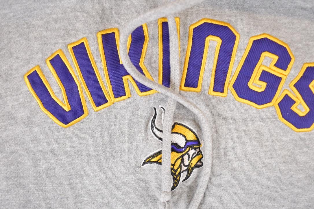 Vintage Y2K Reebok Minnesota Vikings NFL Crewneck Sweatshirt Mens L - Image 3