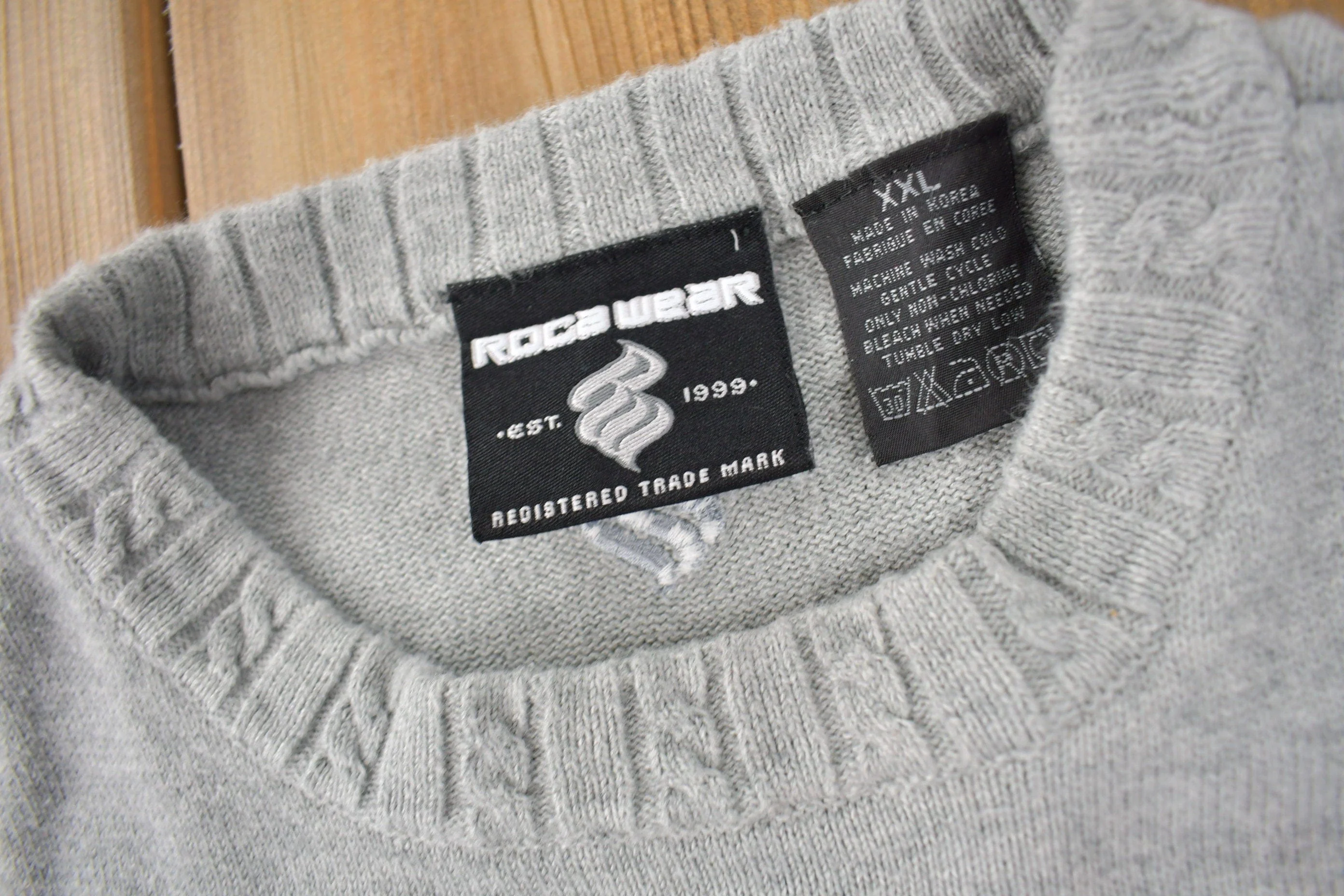 Vintage Y2K Rocawear Knit Crewneck Men's 2XL - Image 5