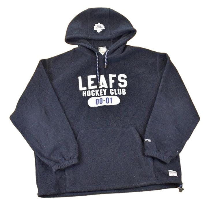 Vintage Y2K Roots Toronto Maple Leafs NHL Hockey Fleece Hoodie Sweatshirt Mens XL