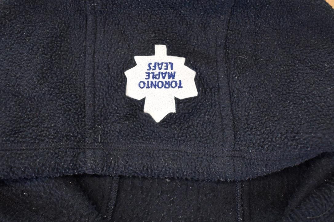 Vintage Y2K Roots Toronto Maple Leafs NHL Hockey Fleece Hoodie Sweatshirt Mens XL - Image 4