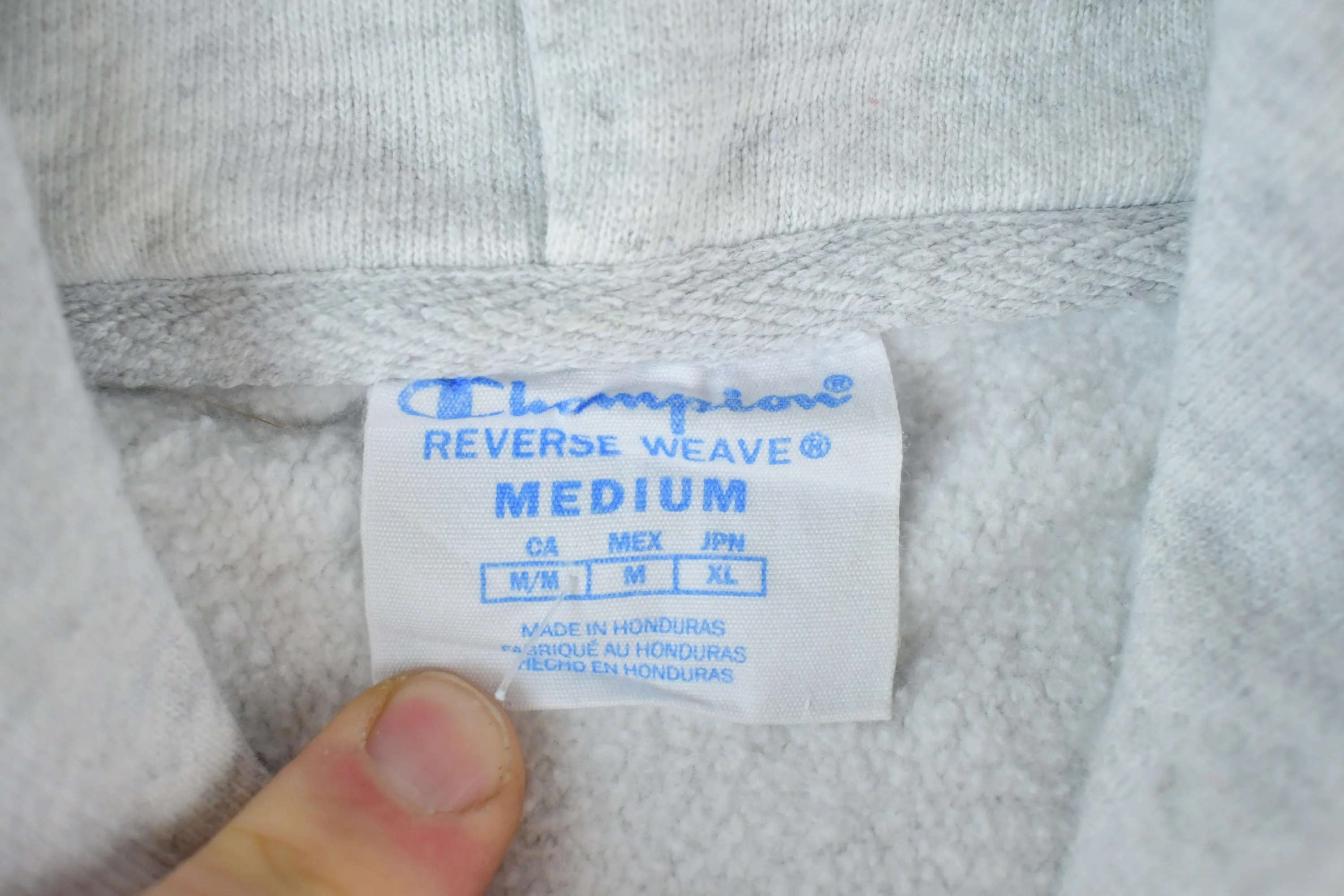 Vintage Y2K Rosemont Volleyball Champion Reverse Weave Hoodie Sweatshirt Men's Medium - Image 3