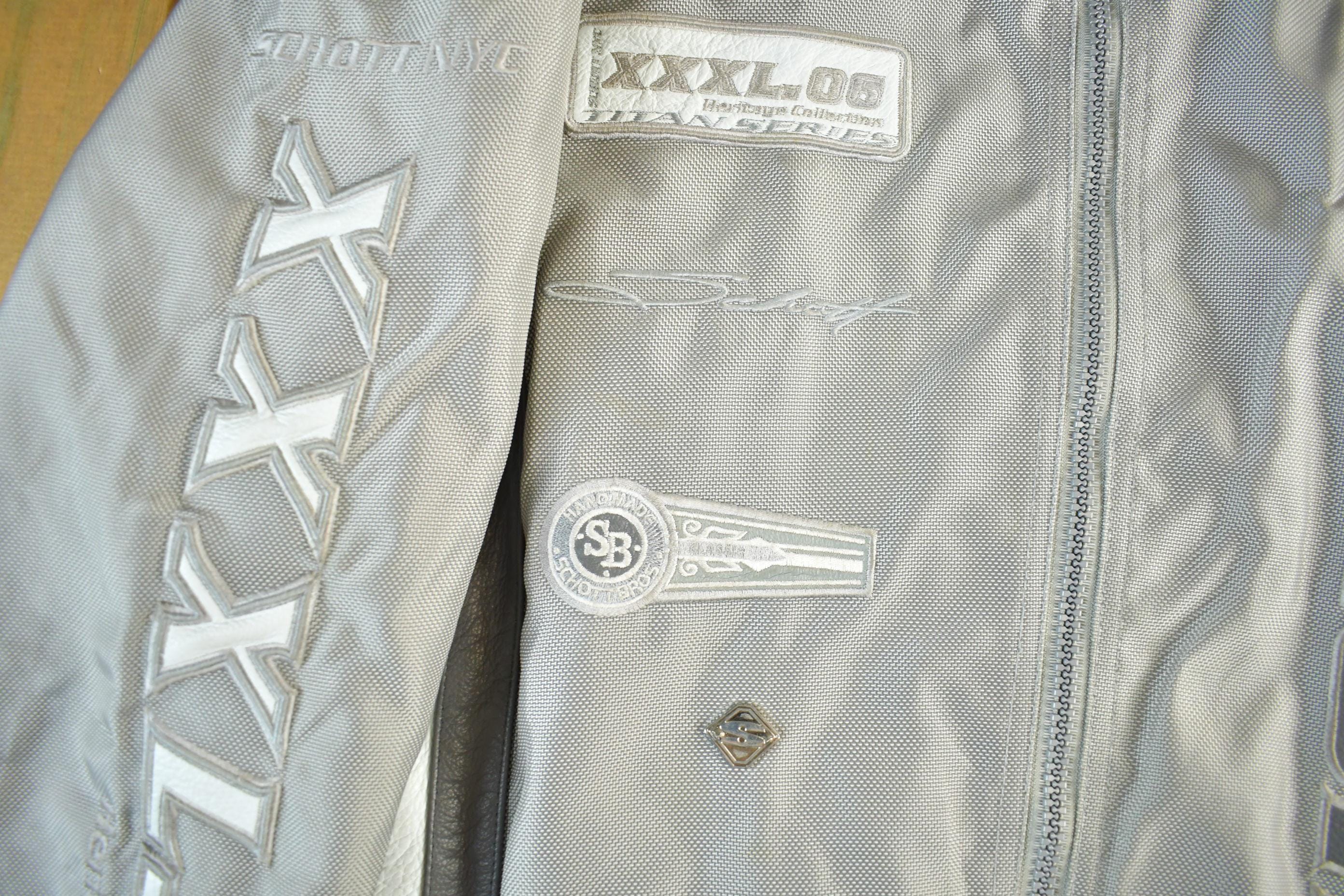 Vintage Y2K Schott Motorcycle Leather Jacket Men's 2XL - Image 4
