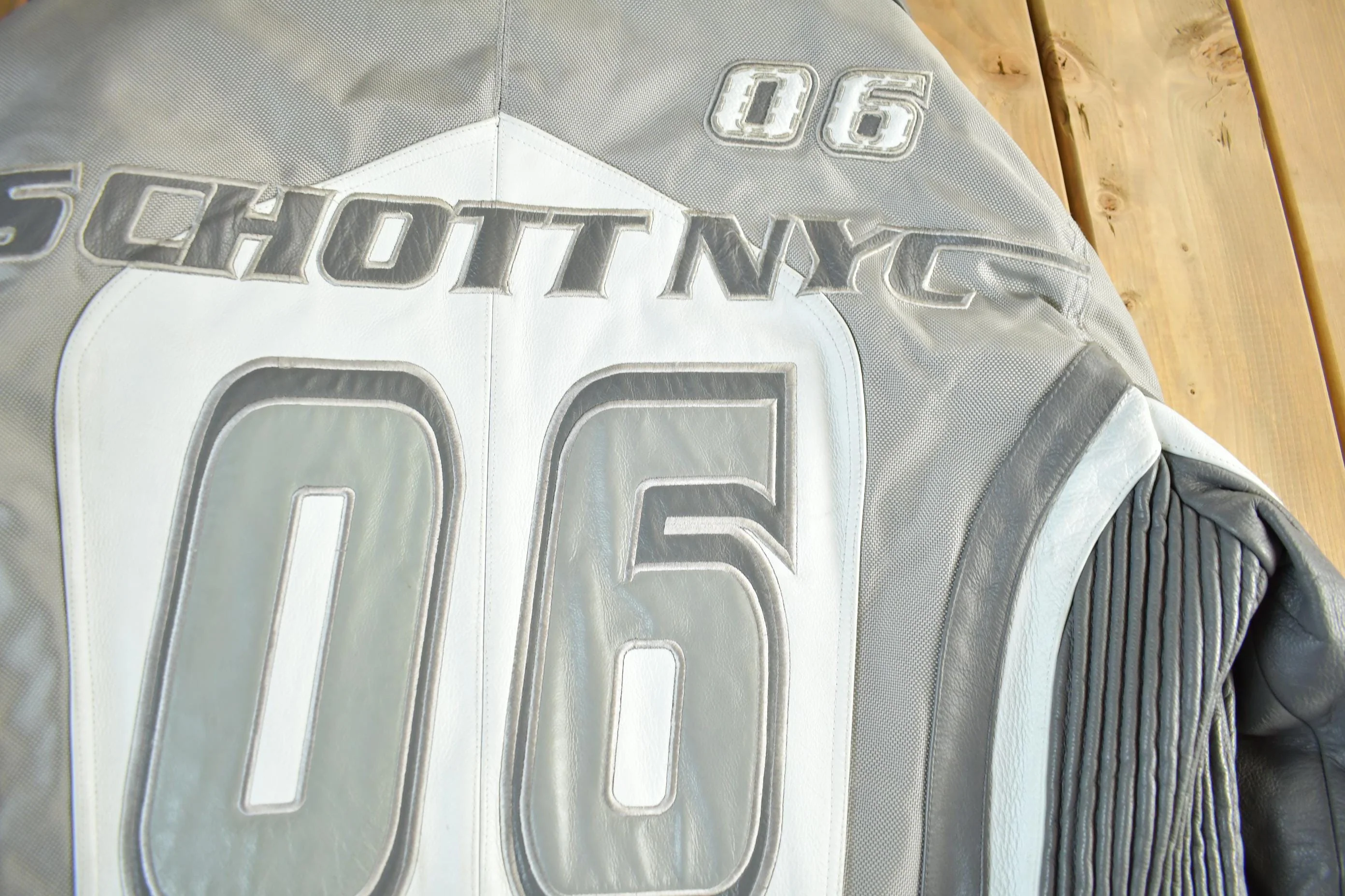 Vintage Y2K Schott Motorcycle Leather Jacket Men's 2XL - Image 7