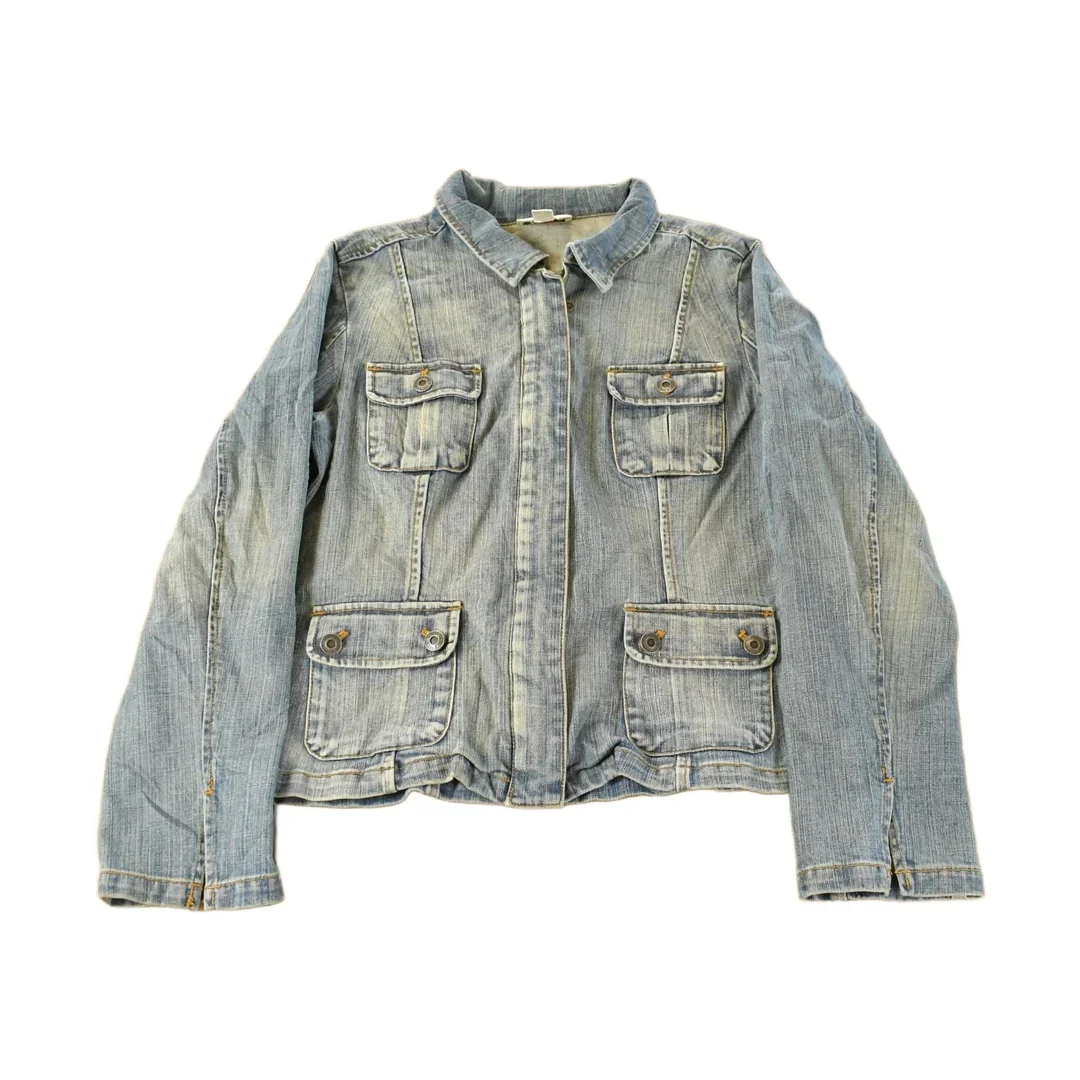 Vintage Y2K Talbots Denim Trucker Jean Jacket Women's Small