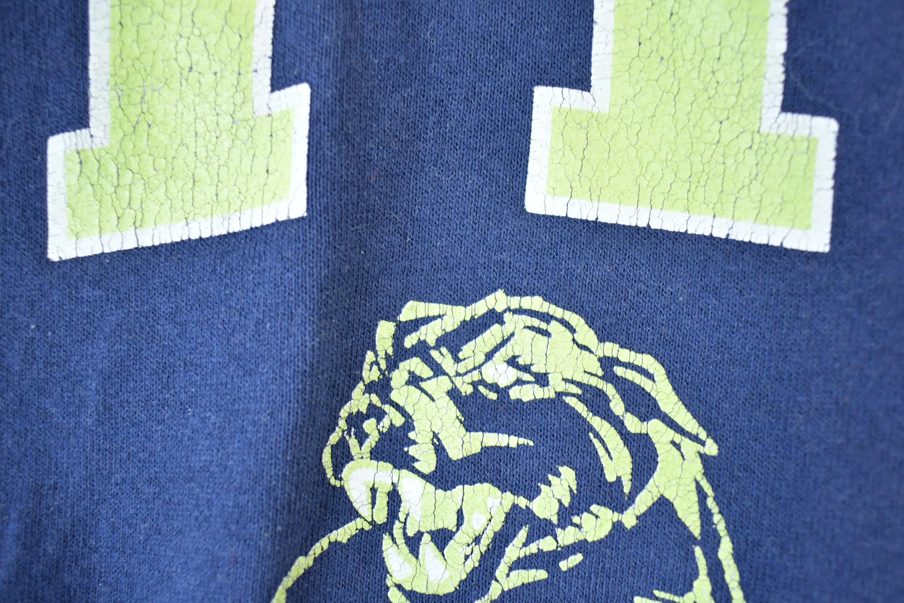 Vintage Y2K University Of Pittsburgh Panthers Collegiate Crew Neck Men's XL - Image 6