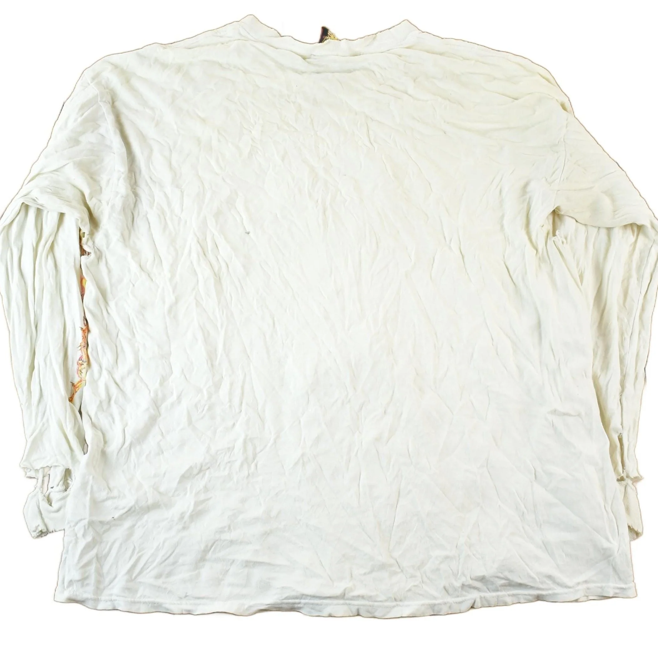 Vintage Y2K Year Of The Dragon Super Thrashed Crewneck Sweatshirt Mens L - Image 2