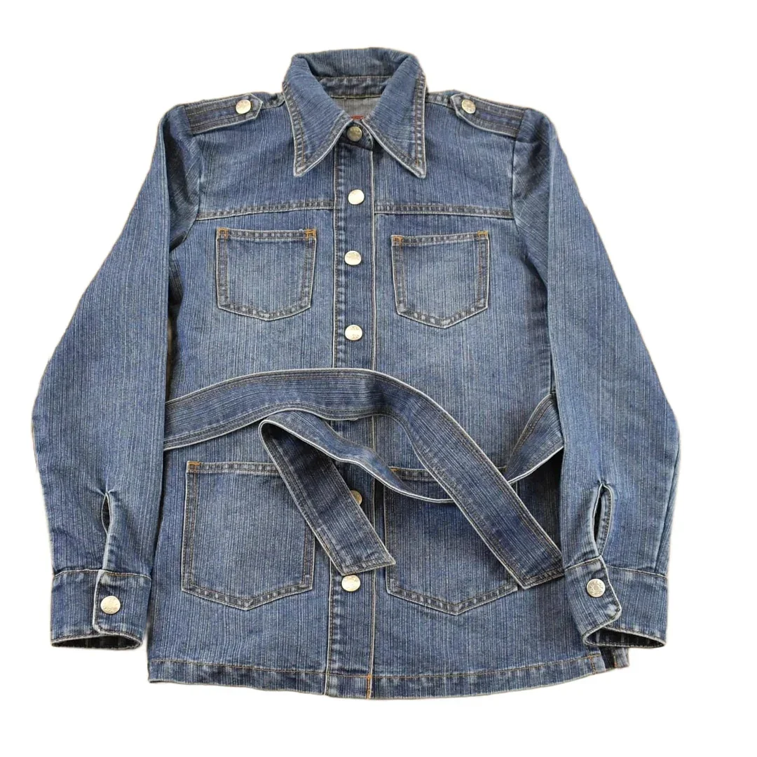 Vintage Y2K Zena Denim Trucker Jean Jacket Women's Small
