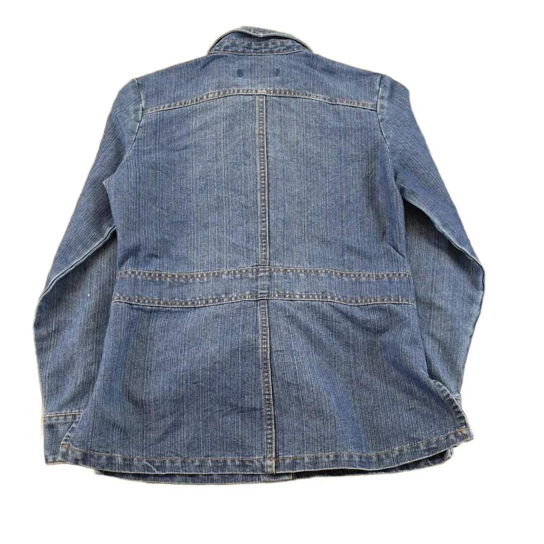 Vintage Y2K Zena Denim Trucker Jean Jacket Women's Small - Image 2